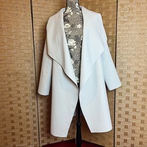 Guess Grey Jacket/Trench Coat. Size Large